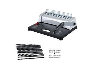 Binding Machine with Starter Combs Set for A421 Hole 450 Sheets Paper Punch Binder Binding Machine with Starter Combs Set for A421 Hole 450 Sheets Paper Punch Binder