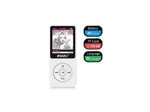 Mp3 Player X02 Ultra Slim Music Player with FM Radio Voice Recorder Video Play Text Reading 80 Hours Playback and Expandable Up to 128 GB White Mp3 Player X02 Ultra Slim Music Player with FM Radio Voice Recorder Video Play Text Reading 80 Hours Playback and Expandable Up to 128 GB White
