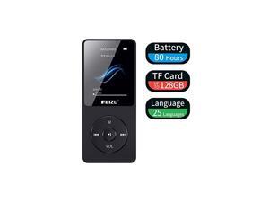Mp3 Player X02 Ultra Slim Music Player Long Battery Life Mp3 with FM Radio Voice Recorder Video Play Text Reading 80 Hours Playback and Expandable Up to 128 GB Black Mp3 Player X02 Ultra Slim Music Player Long Battery Life Mp3 with FM Radio Voice Recorder Video Play Text Reading 80 Hours Playback and Expandable Up to 128 GB Black