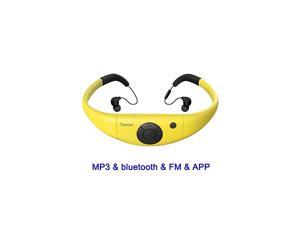 8GB Waterproof MP3 Player Bluetooth Swimming Waterproof Headset Underwater 10FT with Shuffle Feature Support FM APP Flash Drive Yellow 8GB Waterproof MP3 Player Bluetooth Swimming Waterproof Headset Underwater 10FT with Shuffle Feature Support FM APP Flash Drive Yellow