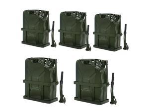 Jerry Can 5 Gallon 20L Gas Gasoline Fuel Army Backup Metal Steel Tank Holder