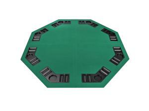 Green Poker Table with Carrying Bag 8 Players Four Fold Top Octagon Shaped 48" Green Poker Table with Carrying Bag 8 Players Four Fold Top Octagon Shaped 48"