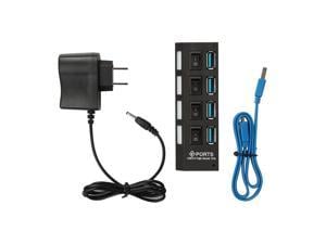 Usb Hub With Ac Power Adapter Newegg Com