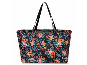 Women Marion Floral Print Large Utility Zip Handbag Tote Carry Bag Women Marion Floral Print Large Utility Zip Handbag Tote Carry Bag