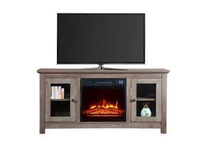 51" 1400W Built-in Wood Cabinet Electric Fireplace Heater Timer Remote Control 51" 1400W Built-in Wood Cabinet Electric Fireplace Heater Timer Remote Control