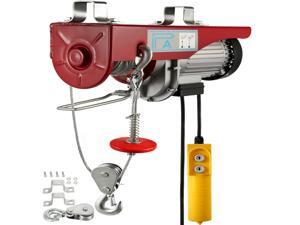 880lb Electric Motor Hoist Winch Lifting Engine Crane Hook Wire Overhead Lift 880lb Electric Motor Hoist Winch Lifting Engine Crane Hook Wire Overhead Lift