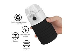 500ML Silicone Foldable Water Bottle Gym Camping Travel Drinking Collapsible Cup 500ML Silicone Foldable Water Bottle Gym Camping Travel Drinking Collapsible Cup