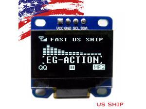 US 0.96" I2C IIC Serial 128X64 LED OLED LCD Display Module for Arduino White US 0.96" I2C IIC Serial 128X64 LED OLED LCD Display Module for Arduino White