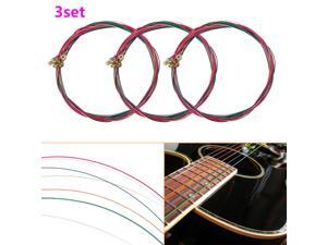 Colorful Steel Material Guitar String E-A For Acoustic Folk Musical Guitar Colorful Steel Material Guitar String E-A For Acoustic Folk Musical Guitar