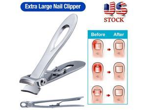 Professional Extra Large Toe Nail Clippers For Thick Hard Nails Cutter Stainless