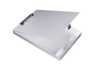 Metal Clipboard with Storage - Letter Size Aluminum Clipboards, Low Profile Clip Box Heavy Duty, Great for Office Jobsite or Classroom, Medical System, Law Enforcement, Single Compartment