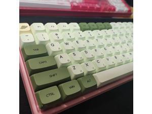 Matcha Keycaps Sublimation PBT Similar XDA Profile Russian Japanese Korean 125 Key Keycap Mechanical Keyboard Key-Cap