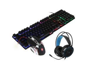 Mice Keyboards Headphones Combo 104-Key Backlit Mechanical Waterproof Wired Keyboard G5 800DPI Wired Mice 7.1 Stereo Sound 3.5MM USB E-Sports Headset with Mic RGB Luminous Gaming Set-4 gaten Mice Keyboards Headphones Combo 104-Key Backlit Mechanical Waterproof Wired Keyboard G5 800DPI Wired Mice 7.1 Stereo Sound 3.5MM USB E-Sports Headset with Mic RGB Luminous Gaming Set-4 gaten
