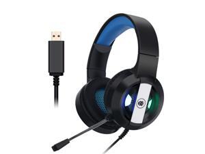 S300 Professional Gaming Headset with 7.1 USB Channel Surround Sound Microphone Game Headphones with Deep Bass for Computer PC Gamer-Black blue S300 Professional Gaming Headset with 7.1 USB Channel Surround Sound Microphone Game Headphones with Deep Bass for Computer PC Gamer-Black blue