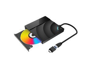 BlitzWolf®BW-VD2 External Blu-Ray DVD Drive 3D 4K Player USB3.0+Type-C Ports For WIN/MAC BlitzWolf®BW-VD2 External Blu-Ray DVD Drive 3D 4K Player USB3.0+Type-C Ports For WIN/MAC