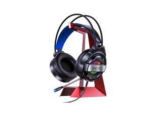 Yindiao Q3 Gaming Headset 50mm Drive 7.1 Channel Colorful LED Light Virtual Surround Sound Double 3.5mm Interface with Microphone Headphone-Black Yindiao Q3 Gaming Headset 50mm Drive 7.1 Channel Colorful LED Light Virtual Surround Sound Double 3.5mm Interface with Microphone Headphone-Black