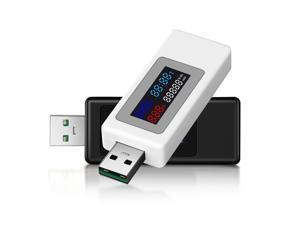 KWS-V30 6 in 1 USB Tester IPS Display DC Digital Voltage Power Timing Capacity Meter Detector Adapter-Black KWS-V30 6 in 1 USB Tester IPS Display DC Digital Voltage Power Timing Capacity Meter Detector Adapter-Black
