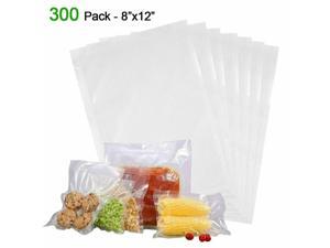 300 Quart Vacuum Sealer Storage Bags 8"x12" inch for Food Saver Sous Vides