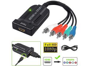 1080p HDMI to Component Video YPbPr RCA Converter Adapter Cable R/L Audio Output 1080p HDMI to Component Video YPbPr RCA Converter Adapter Cable R/L Audio Output