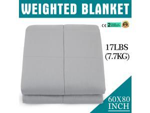 Weighted Blanket 60x80" 15/17/20 Lbs Heavy Sensory Blanket Natural Deep Sleep Weighted Blanket 60x80" 15/17/20 Lbs Heavy Sensory Blanket Natural Deep Sleep