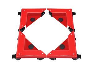 Furniture Dolly Corner Moving Dolly 1380Lbs Desk Cabinet Moving Cart 4-Pack Red Furniture Dolly Corner Moving Dolly 1380Lbs Desk Cabinet Moving Cart 4-Pack Red