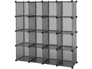 Cube Storage 16-Cube Book Shelf Shelving Closet Organizer Rack DIY Wardrobe US Cube Storage 16-Cube Book Shelf Shelving Closet Organizer Rack DIY Wardrobe US