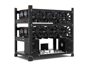 3 Layers Mining Rig Frame 12 GPU Open Air Computer Case for Crypto Coin BTC ETH