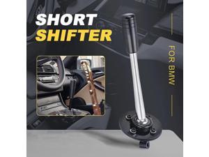 Adjustable Short Shifter Lever Knob Black For  85-10 E30 E36 E46 E34 E39 Z3
