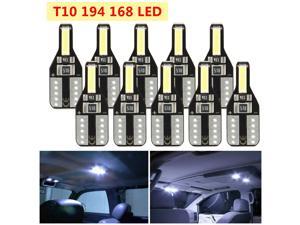 10pcs T10 194 168 W5W LED CANBUS License Plate Interior Wedge Light Bulbs White 10pcs T10 194 168 W5W LED CANBUS License Plate Interior Wedge Light Bulbs White