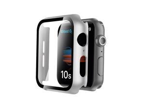 1/2 Pack For  iWatch Series 6/SE/5/4 40/44mm PC Case With Screen Protector