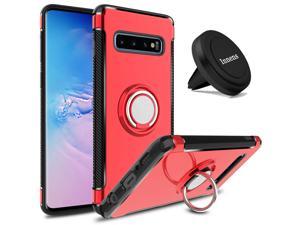 For  Galaxy S10/S9 Plus/Note 9 Ring Holder Stand Case/Magnetic Vent Mount