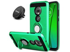For Moto G7 / G7 Plus Case With Ring Holder Stand / Magnetic Vent Mount For Moto G7 / G7 Plus Case With Ring Holder Stand / Magnetic Vent Mount