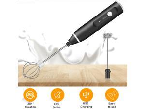 Milk Frother Electric Egg Beater USB Charging Mixer For Coffee Drink Portable US