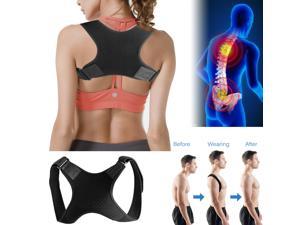 Adjustable Back Posture Corrector Shoulder Support Brace Belt Therapy Men Women