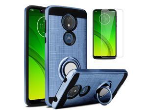 For Moto G7 Power/G7 Supra Case With Ring Holder Stand/Screen Protector For Moto G7 Power/G7 Supra Case With Ring Holder Stand/Screen Protector