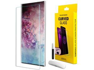 For  Galaxy Note 10+/10 Plus UV Full Tempered Glass Screen Protector Glue