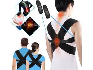Support Brace Back Shoulder Posture Corrector Belt Therapy Adjustable Men Women
