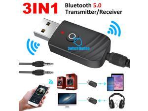 Bluetooth 5.0 Receiver Wireless 3.5mmJack AUX NFC to 2 RCA Audio Stereo Adapter Bluetooth 5.0 Receiver Wireless 3.5mmJack AUX NFC to 2 RCA Audio Stereo Adapter