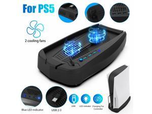 Cooling Fan Vertical Stand Ston w/ 3 USB HUB For PS5 DE/UHD PlaySton 5 Cooling Fan Vertical Stand Ston w/ 3 USB HUB For PS5 DE/UHD PlaySton 5