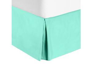 Magenta Twin Premium Luxury Pleated Tailored Bed Skirt 14” Drop Dust Ruffle 