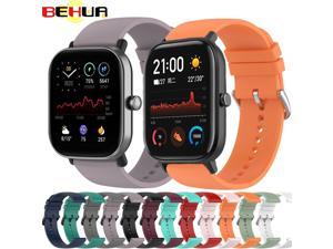 BEHUA Strap For Realme Watch 2 Pro S Smartwatch Watchband Silicone Band For Huami Amazfit GTS 2 2e Wristband 20mm/22mm Correa