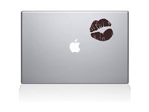 Kissy Lips Macbook Vinyl Sticker  12 Macbook  Brown 1114Mac12MBro