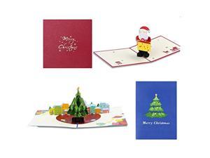 Image Arts Religious Boxed Christmas Cards Assortment Come With Handmake Sculpture Envelopes 2 Set Cards Navy And Red