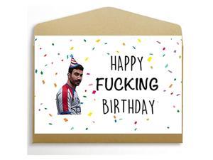 Funny Roy Kent Birthday Card, Rude Ted Lasso Birthday Card, Happy Birthday Card For Him