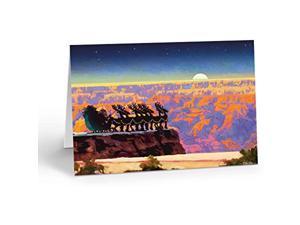 Grand Canyon Overlook Christmas Card  18 Western Cards  19 Envelopes  Arizona Southwest Cards Standard