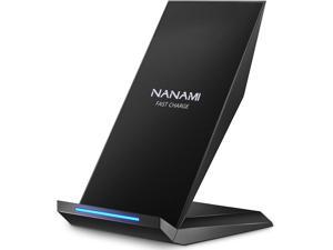 NANAMI S10 Fast Wireless Charger Qi Certified Wireless Charging Stand 75W Compatible iPhone 14131211 Pro MaxSE 2XS MaxXRX810W Fast Charge Samsung Galaxy S23 S22 S21 S20 S9Note20 Pixel 65