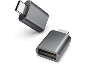 USB C to USB Adapter Pack of 2 USB C Male to USB3 Female Adapter Compatible with iMac 2021 iPad Pro 2021 MacBook Pro 2020 MacBook Air 2020 Dell XPS and Other Type C or Thunderbolt 3 Devices Space Grey USB C to USB Adapter Pack of 2 USB C Male to USB3 Female Adapter Compatible with iMac 2021 iPad Pro 2021 MacBook Pro 2020 MacBook Air 2020 Dell XPS and Other Type C or Thunderbolt 3 Devices Space Grey