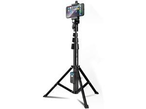 Selfie Stick & Tripod Fugetek Integrated Portable All-in-One Professional Heavy Duty Aluminum Bluetooth Remote Compatible with Apple & Android Devices Non Skid Tripod Feet Extends to 51 Black Selfie Stick & Tripod Fugetek Integrated Portable All-in-One Professional Heavy Duty Aluminum Bluetooth Remote Compatible with Apple & Android Devices Non Skid Tripod Feet Extends to 51 Black