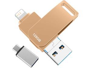 128GB Gold USB Flash Drive Photo Stick for iPhone Flash Drive for iPhone PhotoStick Mobile for iPhone USB Flash DriveOTG Smart Phone Memory Stick Storage 128GB Gold USB Flash Drive Photo Stick for iPhone Flash Drive for iPhone PhotoStick Mobile for iPhone USB Flash DriveOTG Smart Phone Memory Stick Storage