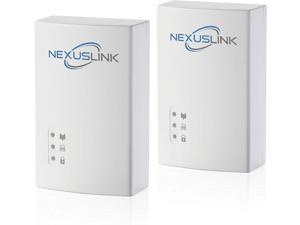 NexusLink G.hn Powerline Ethernet Adapter | 1.2 Gbps | Gigabit Port Power Saving Home Network Expander with Stable Ethernet Connection for Online Gaming Video Streaming | 2-Unit Kit (GPL-1200-KIT)